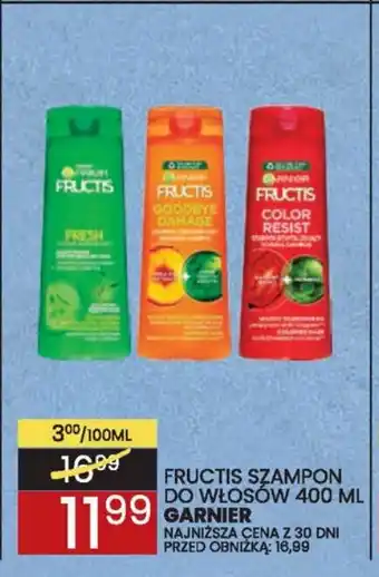 Wafelek FRUCTIS SZAMPON DO WŁOSÓW 400 ML GARNIER oferta