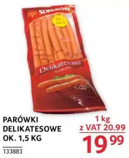 Selgros PARÓWKI DELIKATESOWE 1 KG oferta