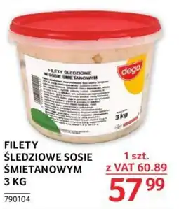 Selgros FILETY ŚLEDZIOWE SOSIE ŚMIETANOWYM 3 KG oferta