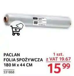 Selgros PACLAN FOLIA SPOŻYWCZA 180 M x 44 CM oferta