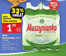 Twój Market Woda Muszynianka, 1,5 l oferta