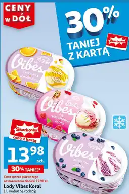 Auchan Lody Vibes Koral 1L oferta