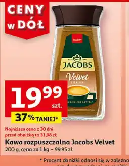 Auchan Jacobs Velvet Kawa rozpuszczalna 200 g oferta