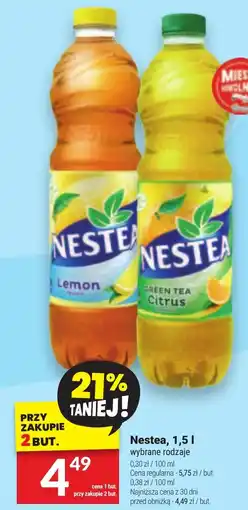 Twój Market Nestea, 1,5l oferta