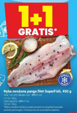 Twój Market Ryba mrożona panga filet SuperFish, 450 g oferta