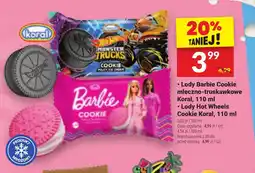 Twój Market Koral Lody Barbie Cookie mleczno-truskawkowe / Lody Hot Wheels Cookie 110 ml oferta