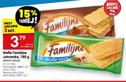 Twój Market Wafle Familijne Jutrzenka, 180 g oferta