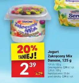 Twój Market Jogurt Zakręcony Mix Danone, 125 g oferta