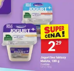 Jogurt bez laktozy Maluta, 180 g