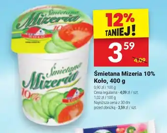 Twój Market Śmietana Mizeria 10% Koło, 400 g oferta