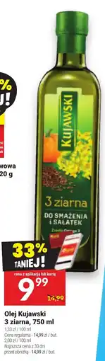 Twój Market Olej Kujawski 3 ziarna, 750 ml oferta