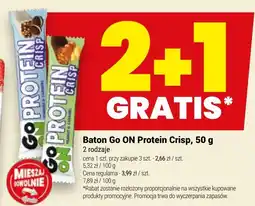 Twój Market Baton Go ON Protein Crisp, 50 g oferta
