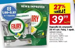 Twój Market Fairy Kapsułki do zmywarki 25-41 szt. oferta
