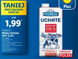 Lidl POLMLEK Mleko Uchate UHT 3,2%, 1 L oferta
