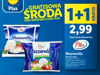 Lidl Pilos Mozzarella 125 g oferta