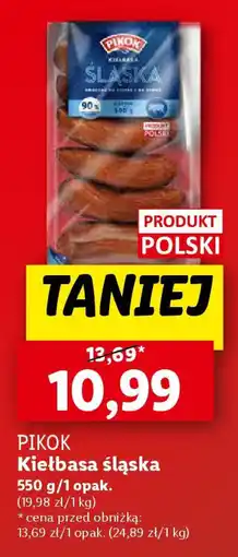 Lidl PIKOK Kiełbasa śląska 550 g oferta