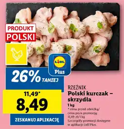 Lidl RZEŹNIK Polski kurczak - skrzydła 1 kg oferta