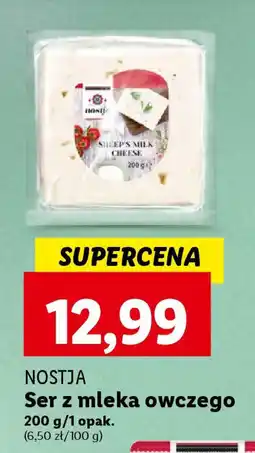 Lidl NOSTJA Ser z mleka owczego 200 g oferta