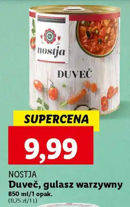 Lidl NOSTJA Duveč, gulasz warzywny 850 ml oferta