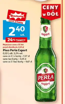 Auchan Piwo Perła Export 0,33 l oferta