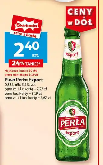 Auchan Piwo Perła Export 0,33 l oferta