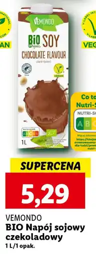 Lidl VEMONDO BIO Napój sojowy czekoladowy 1 l oferta