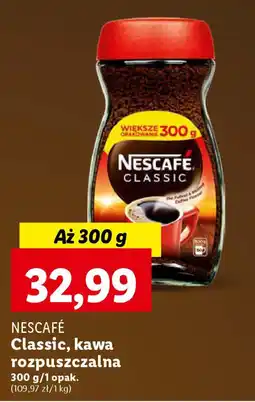 Lidl NESCAFÉ Classic, kawa rozpuszczalna 300 g oferta
