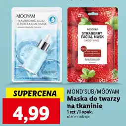 Lidl MOND'SUB/MÔOYAM Maska do twarzy na tkaninie oferta