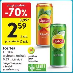 Intermarche Ice Tea LIPTON 0,33l oferta