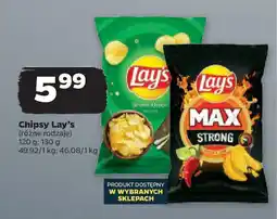 Netto Chipsy Lay's 120-130g oferta