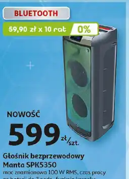 Auchan Manta SPK5350 Głośnik Bluetooth oferta