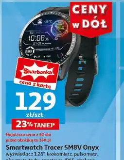 Auchan Smartwatch Tracer SM8V Onyx oferta