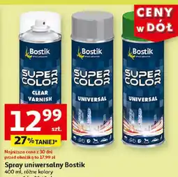 Auchan Bostik Super Color Spray uniwersalny 400 ml oferta