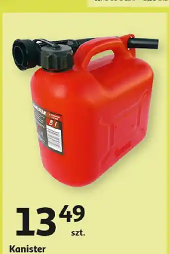 Auchan Kanister 5 L, czarny oferta