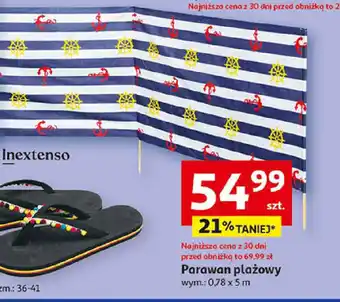 Auchan Parawan plażowy oferta