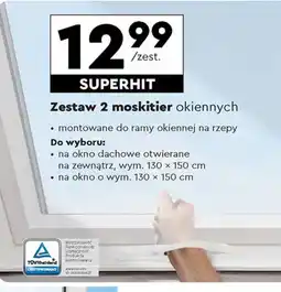 Biedronka Zestaw 2 moskitier okiennych oferta