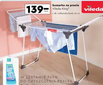 Biedronka Vileda Suszarka na pranie Vileda King oferta