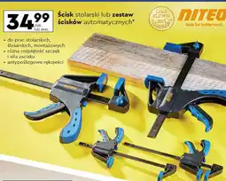 Biedronka Niteo Ścisk stolarski lub zestaw ścisków automatycznych oferta