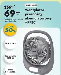 Biedronka Blaupunkt Wentylator przenośny APF301 oferta