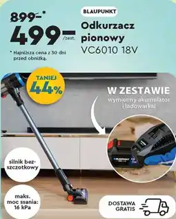 Biedronka Blaupunkt Odkurzacz pionowy VC6010 18V oferta