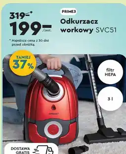 Biedronka Prime3 Odkurzacz workowy SVC51 oferta