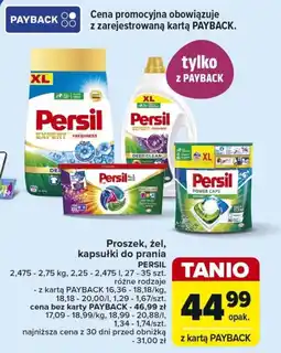 Carrefour Proszek, żel, kapsułki do prania PERSIL 27-35 szt. oferta