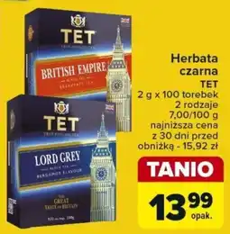 Carrefour Herbata czarna TET 100 t. oferta