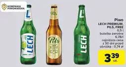 Carrefour Pils LECH PREMIUM, PILS, FREE 0,5 l oferta