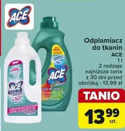 Carrefour Odplamiacz do tkanin ACE 1 l oferta