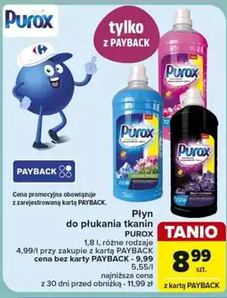Carrefour Płyn do płukania tkanin PUROX 1,8 l oferta