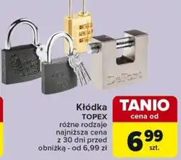 Carrefour Kłódka TOPEX oferta