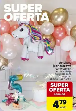 Carrefour Artykuły jednorazowe PARTY ARPEX oferta