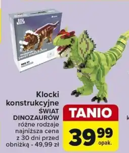 Carrefour Klocki konstrukcyjne ŚWIAT DINOZAURÓW oferta