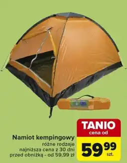 Carrefour Namiot kempingowy oferta